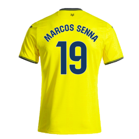 2024-2025 Villarreal Home Shirt (Marcos Senna 19)