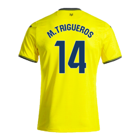 2024-2025 Villarreal Home Shirt (M.Trigueros 14)