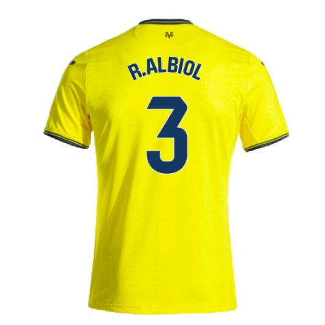 2024-2025 Villarreal Home Shirt (R.Albiol 3)
