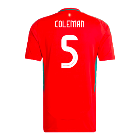 2024-2025 Wales Home Shirt (Coleman 5)