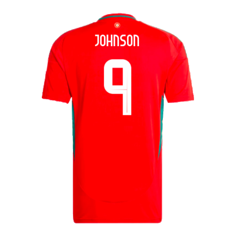 2024-2025 Wales Home Shirt (Johnson 9)