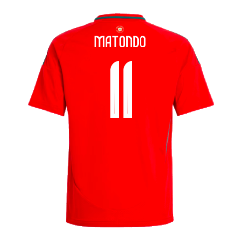 2024-2025 Wales Home Shirt - Kids (Matondo 11)