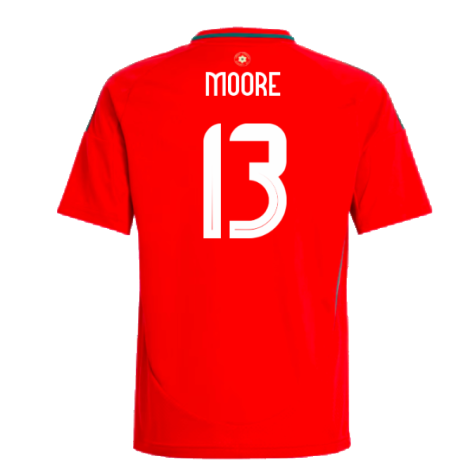 2024-2025 Wales Home Shirt - Kids (Moore 13)