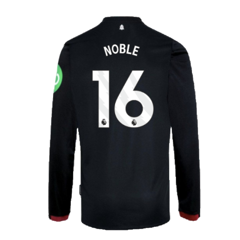 2024-2025 West Ham Long Sleeve Away Shirt (Kids) (Noble 16)