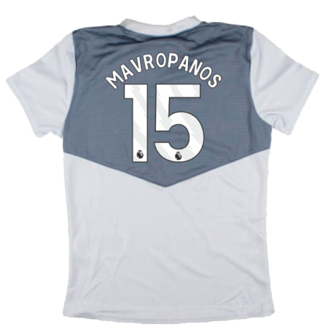 2024-2025 West Ham Training Jersey (Arctic Ice) - Kids (Mavropanos 15)