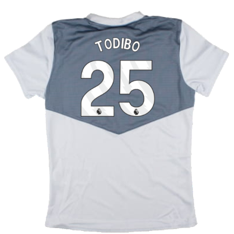 2024-2025 West Ham Training Jersey (Arctic Ice) - Kids (Todibo 25)