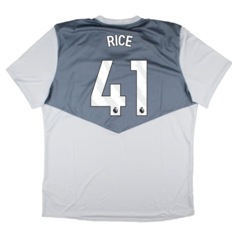 2024-2025 West Ham Training Jersey (Arctic Ice) (Rice 41)