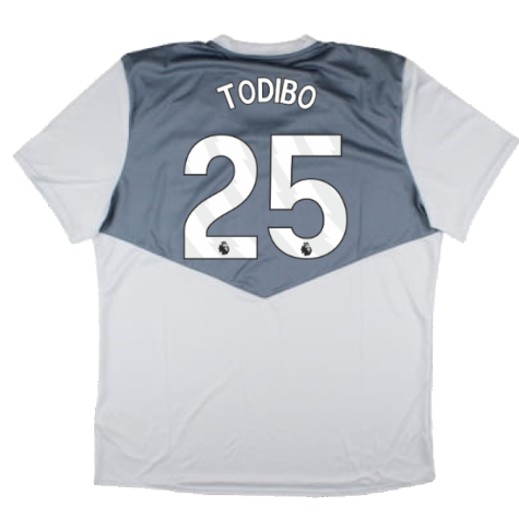 2024-2025 West Ham Training Jersey (Arctic Ice) (Todibo 25)