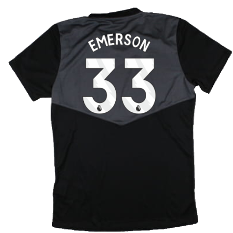 2024-2025 West Ham Training Jersey (Black) - Kids (Emerson 33)