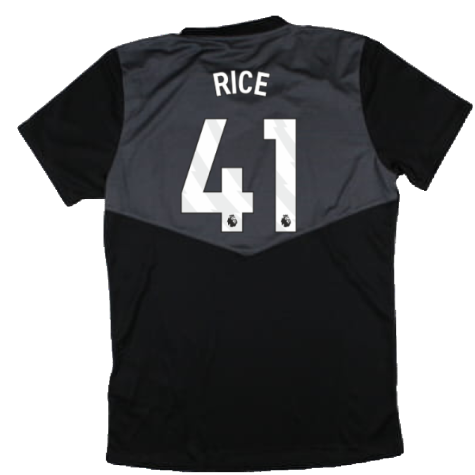 2024-2025 West Ham Training Jersey (Black) - Kids (Rice 41)