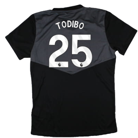 2024-2025 West Ham Training Jersey (Black) - Kids (Todibo 25)