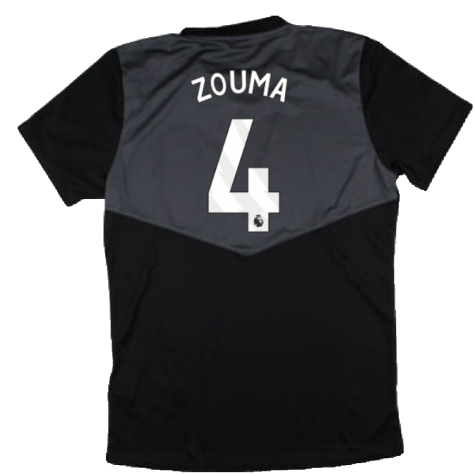 2024-2025 West Ham Training Jersey (Black) - Kids (Zouma 4)