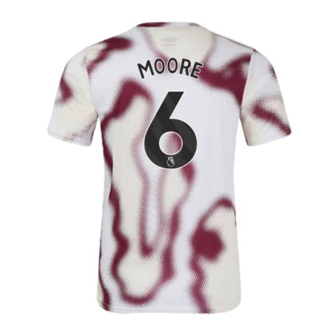 2024-2025 West Ham Warm Up Jersey (White) (Moore 6)