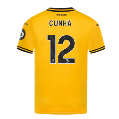 2024-2025 Wolves Home Shirt (Cunha 12)