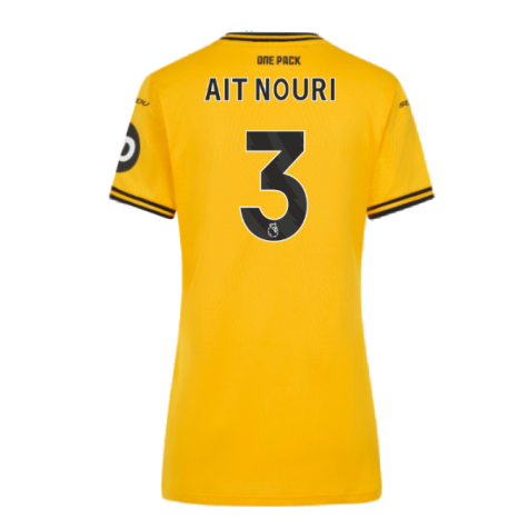 2024-2025 Wolves Home Shirt (Womens) (Ait Nouri 3)