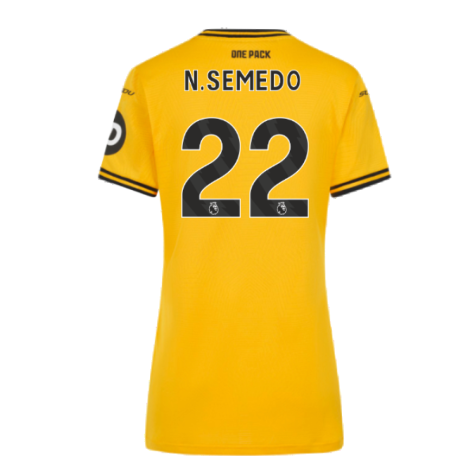 2024-2025 Wolves Home Shirt (Womens) (N.Semedo 22)