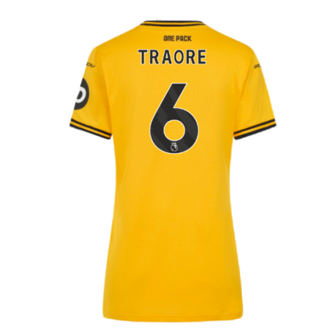 2024-2025 Wolves Home Shirt (Womens) (Traore 6)