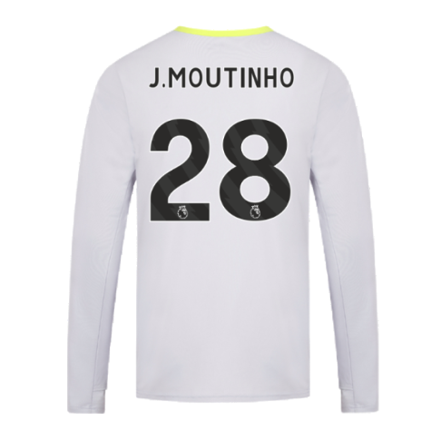 2024-2025 Wolves Players Training Long Sleeved Tee (Grey) (J.Moutinho 28)