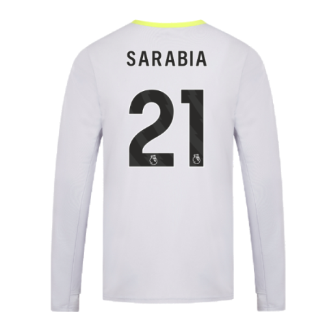 2024-2025 Wolves Players Training Long Sleeved Tee (Grey) (Sarabia 21)