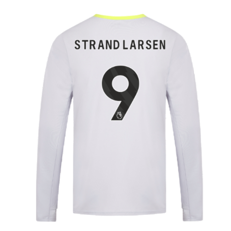 2024-2025 Wolves Players Training Long Sleeved Tee (Grey) (Strand Larsen 9)