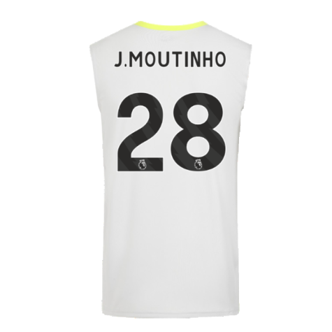 2024-2025 Wolves Players Training Vest (Grey) (J.Moutinho 28)