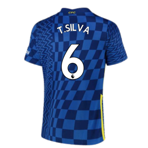 2021-2022 Chelsea Home Shirt (T.SILVA 6)