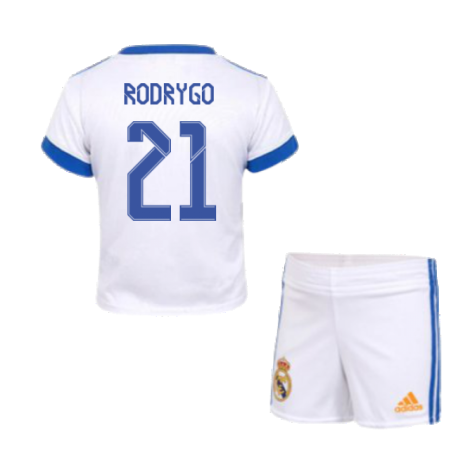 Real Madrid 2021-2022 Home Baby Kit (RODRYGO 21)