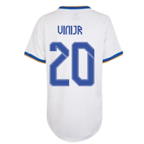 Real Madrid 2021-2022 Womens Home Shirt (VINI JR 20)