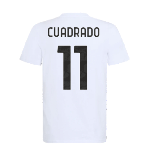 2021-2022 Juventus Training T-Shirt (White) (CUADRADO 11)