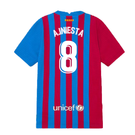 2021-2022 Barcelona Infants Home Kit (A.INIESTA 8)