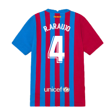 2021-2022 Barcelona Infants Home Kit (R.ARAUJO 4)