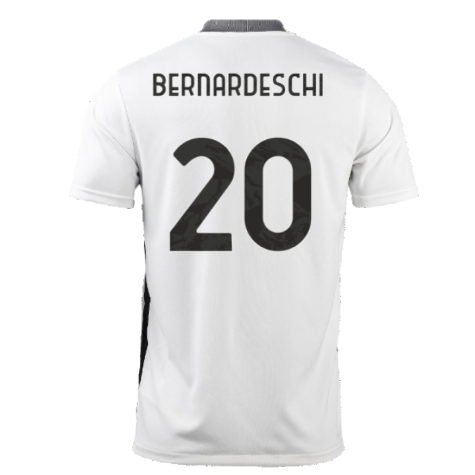 2021-2022 Juventus Training Shirt (White) (BERNARDESCHI 20)