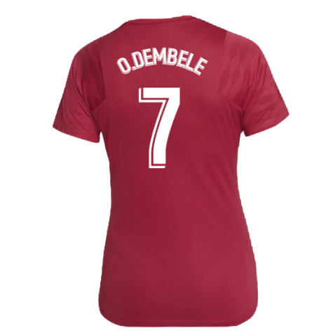 2021-2022 Barcelona Womens Home Shirt (O.DEMBELE 7)