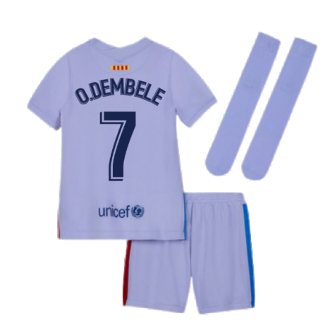 2021-2022 Barcelona Training Shirt (Noble Red) - Womens (O.DEMBELE 7)