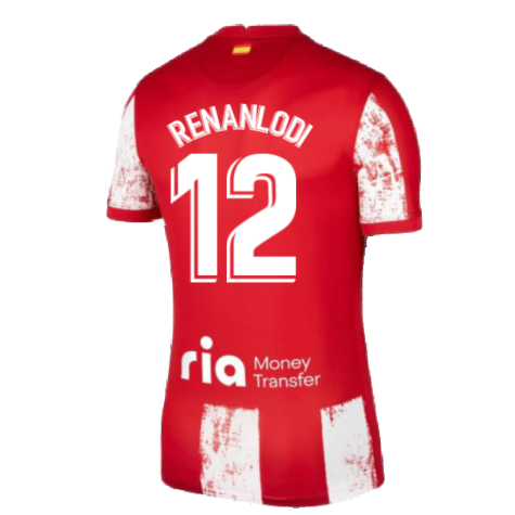 2021-2022 Atletico Madrid Home Shirt (Kids) (RENAN LODI 12)