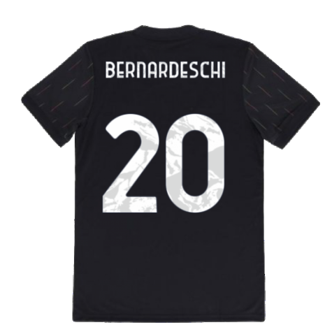 2021-2022 Juventus Away Shirt (Kids) (BERNARDESCHI 20)