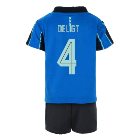 2021-2022 AJAX AWAY BABY KIT (DE LIGT 4)