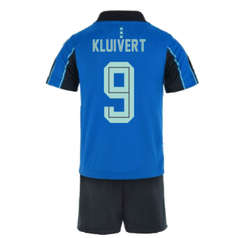 2021-2022 Ajax Away Mini Kit (KLUIVERT 9)