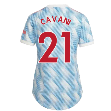 Man Utd 2021-2022 Away Shirt (Ladies) (CAVANI 21)