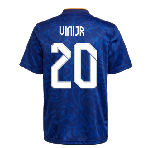 Real Madrid 2021-2022 Away Shirt (Kids) (VINI JR 20)