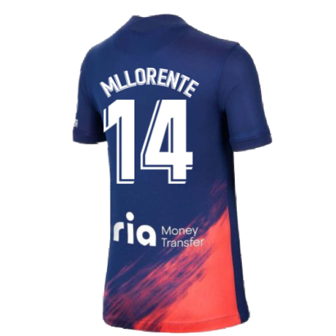 2021-2022 Atletico Madrid Away Shirt (Kids) (M LLORENTE 14)