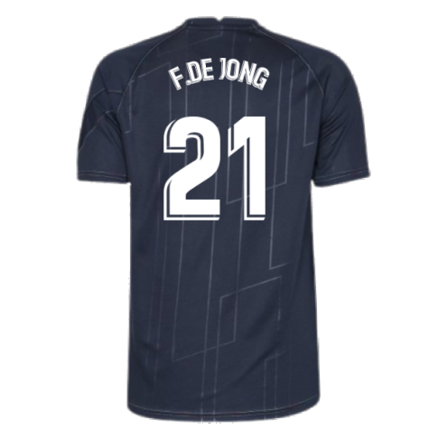 2021-2022 Barcelona Away Mini Kit (Kids) (F.DE JONG 21)