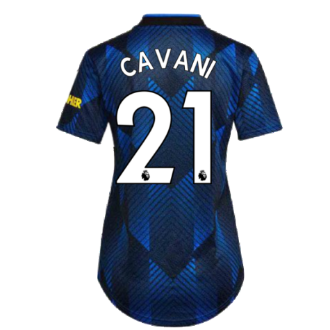 Man Utd 2021-2022 Third Shirt (Ladies) (CAVANI 21)