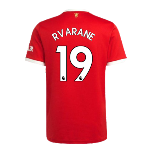 Man Utd 2021-2022 Home Shirt (R VARANE 19)