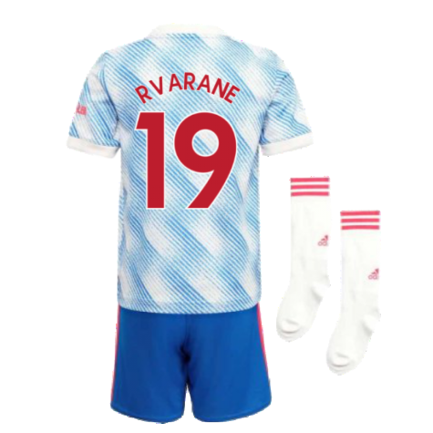 Man Utd 2021-2022 Away Mini Kit (R VARANE 19)