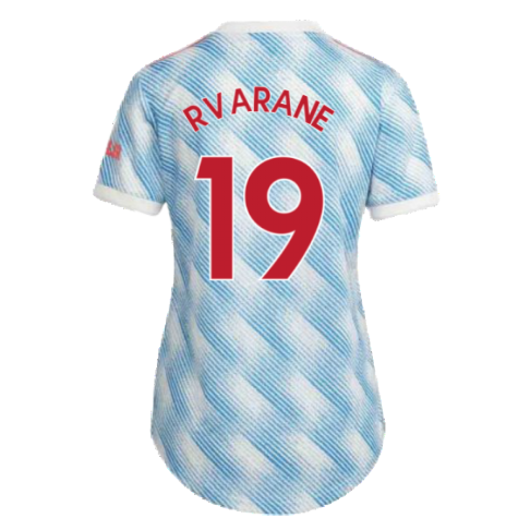 Man Utd 2021-2022 Away Shirt (Ladies) (R VARANE 19)