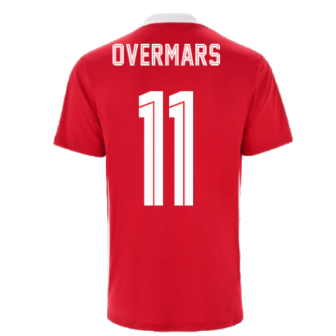 2021-2022 Ajax Training Jersey (Red) (OVERMARS 11)