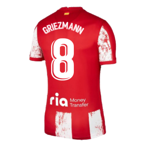 2021-2022 Atletico Madrid Home Shirt (Kids) (GRIEZMANN 8)