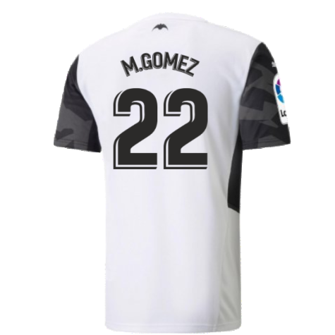 2021-2022 Valencia Home Shirt (M.GOMEZ 22)