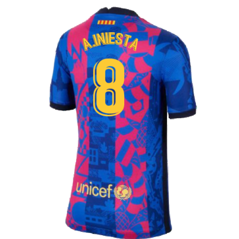 2021-2022 Barcelona Infants 3rd Kit (A.INIESTA 8)